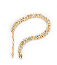 Load image into Gallery viewer, Cuban link Gold anklet
