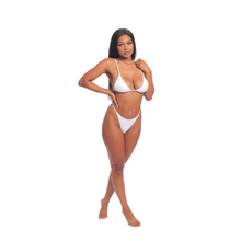 Load image into Gallery viewer, Snow (4 piece set) thong bikini
