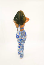 Load image into Gallery viewer, Blue lagoon paisley two piece set
